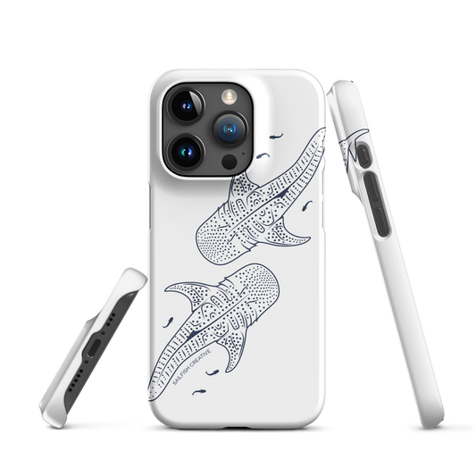 iPhone Snap Phone Case - Whale Sharks Outline