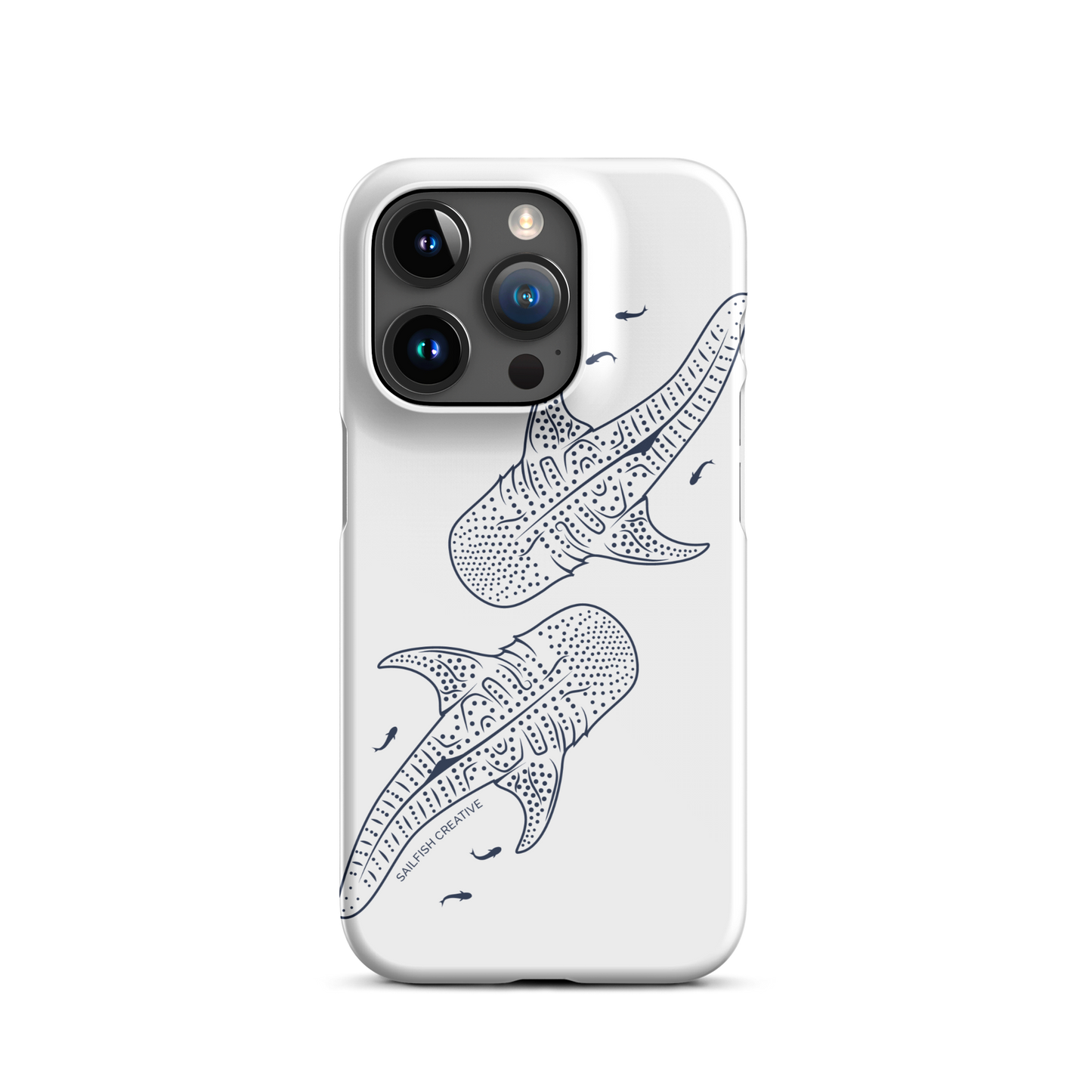 iPhone Snap Phone Case - Whale Sharks Outline