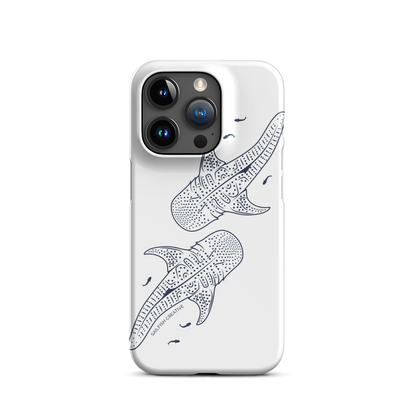 iPhone Snap Phone Case - Whale Sharks Outline