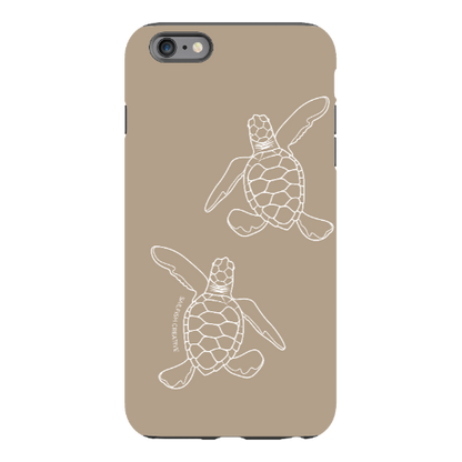 iPhone Tough Phone Case - Turtle Hatchlings Outline