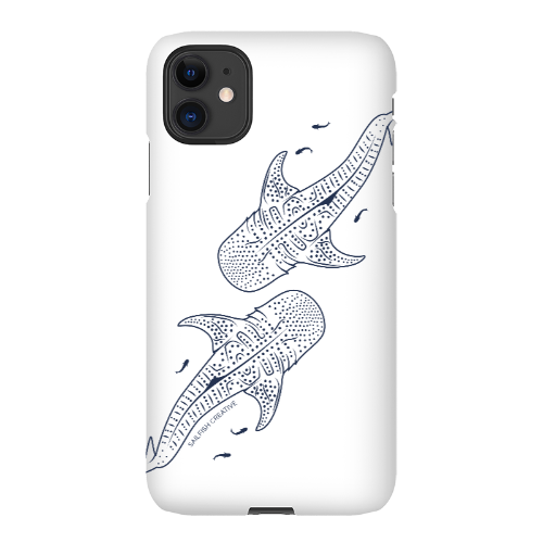 iPhone Snap Phone Case - Whale Sharks Outline