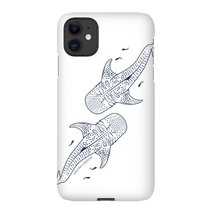 iPhone Snap Phone Case - Whale Sharks Outline