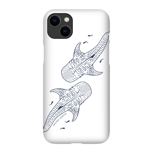 iPhone Snap Phone Case - Whale Sharks Outline