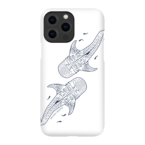 iPhone Snap Phone Case - Whale Sharks Outline