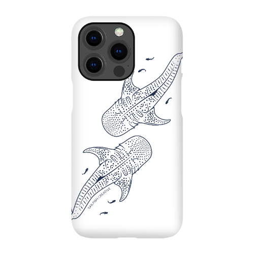 iPhone Snap Phone Case - Whale Sharks Outline