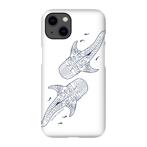 iPhone Snap Phone Case - Whale Sharks Outline