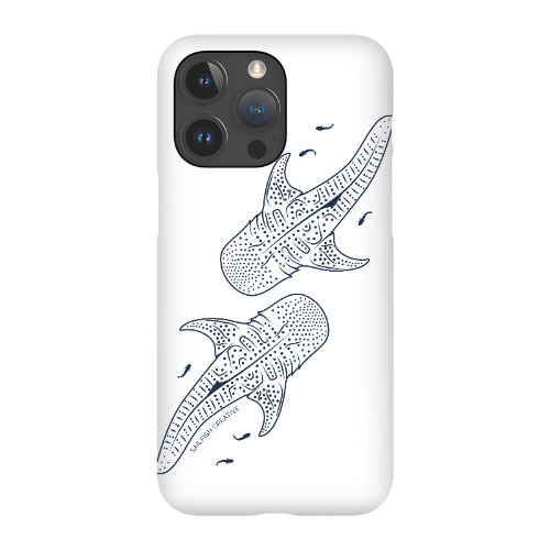 iPhone Snap Phone Case - Whale Sharks Outline