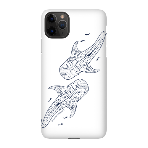 iPhone Snap Phone Case - Whale Sharks Outline