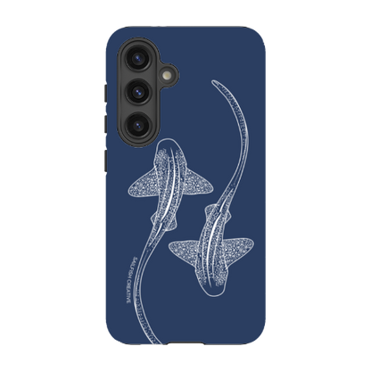 Samsung Tough Case - Leopard Sharks Outline Navy