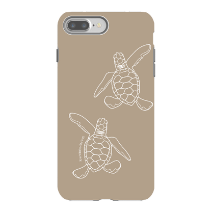 iPhone Tough Phone Case - Turtle Hatchlings Outline