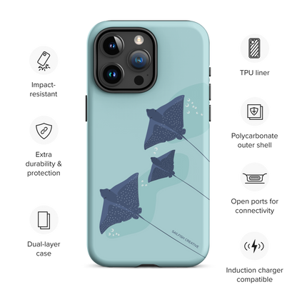 iPhone Tough Phone Case - Eagle Rays