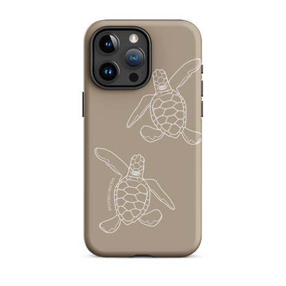 iPhone Tough Phone Case - Turtle Hatchlings Outline