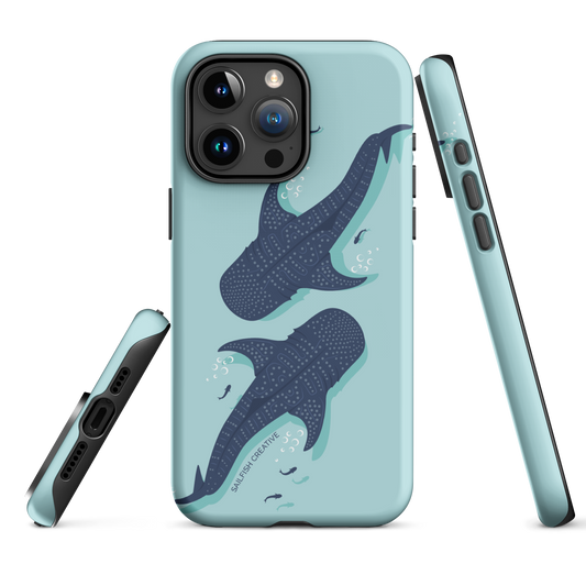 iPhone Tough Phone Case - Whale Sharks