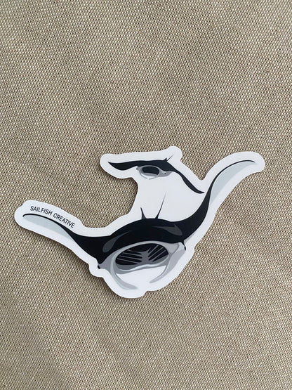 Sticker - Mantaray