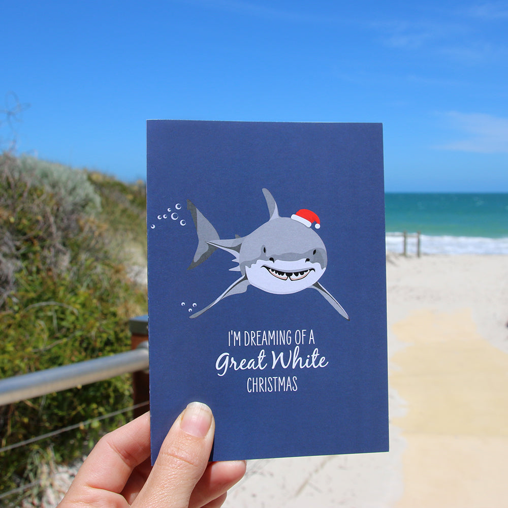 Christmas Card - Great White Shark